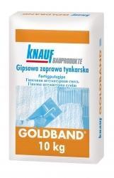 Zaprawy gipsowe Gipsowa zaprawa tynkarska Knauf Goldband 10 kg